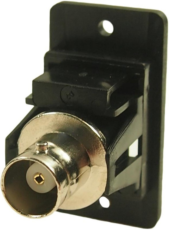 MP008978, РЧ/Коаксиальный адаптер, BNC, Гнездо, BNC, Гнездо, Straight Panel Adapter, 50 Ом