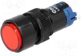 V12Y-11Z-R, Переключатель: кнопочный, Пол: 2, SPDT, 0,5A/250ВAC, 1A/24ВDC, IP40