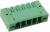 1720822, Pluggable Terminal Blocks 5 Pos 7.62mm pitch Through Hole Header