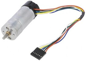 4802, Двигатель: DC, с энкодером, с редуктором, HP, 6ВDC, 6,5А, 9,68: 1