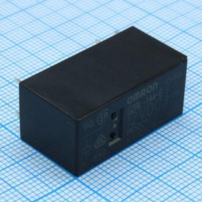 G2RL-1A4-E 12DC, Реле силовое, 16А один контакт на замыкание катушка 12В