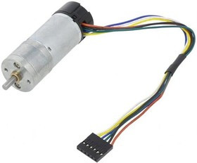 4825, Двигатель: DC, с энкодером, с редуктором, LP, 6ВDC, 2,4А, 47: 1, 101г