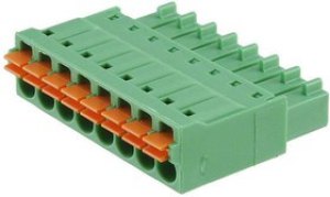 1952322, Pluggable Terminal Blocks 8 Pos 3.5mm pitch Plug 24-16AWG Spring 1952322, Pluggable Terminal Blocks 8 Pos 3.5mm pitch Plug 24-16AWG Spring