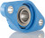 2 Hole Flange Bearing Unit, F2BC 20M-TPSS, 20mm ID