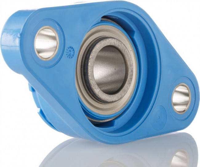 2 Hole Flange Bearing Unit, F2BC 20M-TPSS, 20mm ID