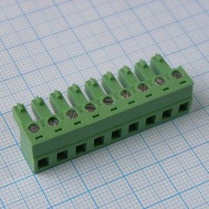 15EDGK-5.08- 09P-14-00A(H), Разъемный клеммный блок, 9 контактов. Серия 15EDGK-5.08 15EDGK-5.08- 09P-14-00A(H), Разъемный клеммный блок, 9 контактов. Серия 15EDGK-5.08