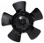 A2D200-AI18-01, AC Fans Axial Fan, 200x200x73mm, 400VAC, 530CFM, 68/70W, 68dBA, 140Pa, IP44