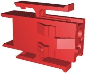 1-640507-0, 1x2P 2 1 - Rectangular Connectors Housings