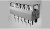 7-215570-4, 4-Way IDC Connector Plug for Cable Mount, 2-Row