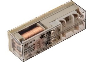 SR6D4024, PCB Mount Force Guided Relay, 24V dc Coil Voltage, 4 Pole, DPDT