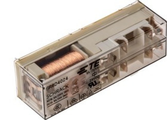 SR6D4024, PCB Mount Force Guided Relay, 24V dc Coil Voltage, 4 Pole, DPDT SR6D4024, PCB Mount Force Guided Relay, 24V dc Coil Voltage, 4 Pole, DPDT
