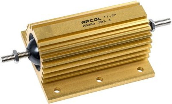 HS200 3R3 J, 3.3 200W Wire Wound Chassis Mount Resistor HS200 3R3 J ±5% HS200 3R3 J, 3.3 200W Wire Wound Chassis Mount Resistor HS200 3R3 J ±5%