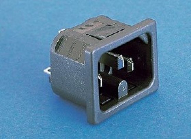 PX0595/20/63, AC Power Entry Modules SNAP-FIT 2MM PANEL 6.3MM TAB