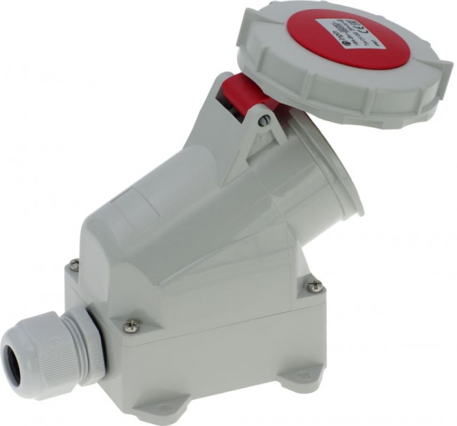 Настенная розетка 16A/400V/3P+N+E/IP67 CA1200 Настенная розетка 16A/400V/3P+N+E/IP67 CA1200