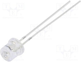 OSB5SA57E1A-CRLED14, CRLED; 5mm; blue; 750mcd; 140°; Front: flat; 12V; Pitch: 2.54mm