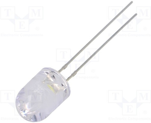 OSW4DK8B31B, LED; 8mm; white cold; 18000?25000mcd; 30°; Front: convex; 2.8?3.6V OSW4DK8B31B, LED; 8mm; white cold; 18000?25000mcd; 30°; Front: convex; 2.8?3.6V