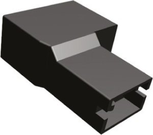 965430-1, 965430 2 Way Nylon 66 Crimp Terminal Housing, 6.35mm Tab Size, Natural 965430-1, 965430 2 Way Nylon 66 Crimp Terminal Housing, 6.35mm Tab Size, Natural