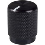 OEJL-50-4-5, Control Knob, Knurl/Round Black Line