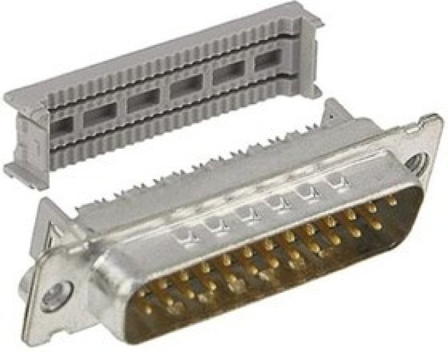 8225-6003, D-Sub Standard Connectors 25P OPEN COVER PLUG LOW PROFILE