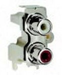 PJRAS1X2S02X, RCA Phono Connectors 2 POS RA SHLD PH JK