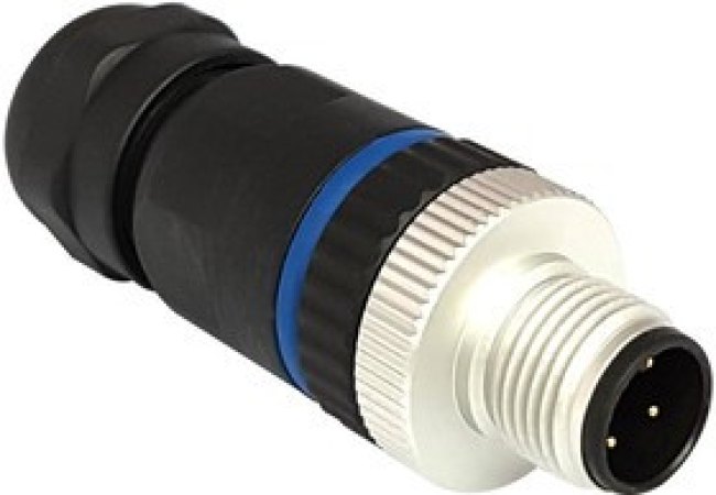 PXMBNI16FIM06ASCPG9, Circular Connector, M16, Plug, Straight, Poles - 6, Solder, Inline Flex Mount