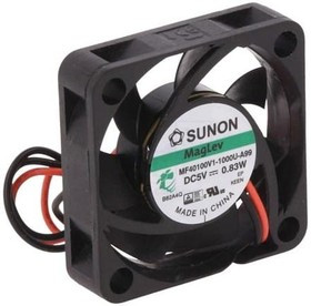 MF40100V1-1000U-A99, DC Fans Axial Fan, 40x40x10mm, 5VDC, 8CFM, 0.19"H2O, Vapo, Wire, Auto Restart