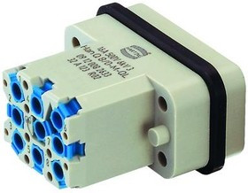 09140006463, Контакт, "мама", Han Modular Pneumatic, на пневмопровод d 3мм