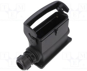 19431240252, Heavy Duty Power Connectors HAN-ECO 24B SMT HSE SNG LVR 1XM32 W/ GLN