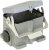 19300480298, Heavy Duty Power Connectors SURFACE MOUNTNG HSG 2 SIDE ENTRIES