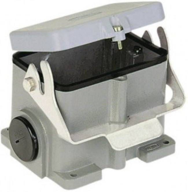 19300480298, Heavy Duty Power Connectors SURFACE MOUNTNG HSG 2 SIDE ENTRIES