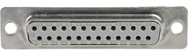 8325-6009, 8300 25 Way Right Angle Cable Mount D-sub Connector Socket, 2.74mm Pitch 8325-6009, 8300 25 Way Right Angle Cable Mount D-sub Connector Socket, 2.74mm Pitch