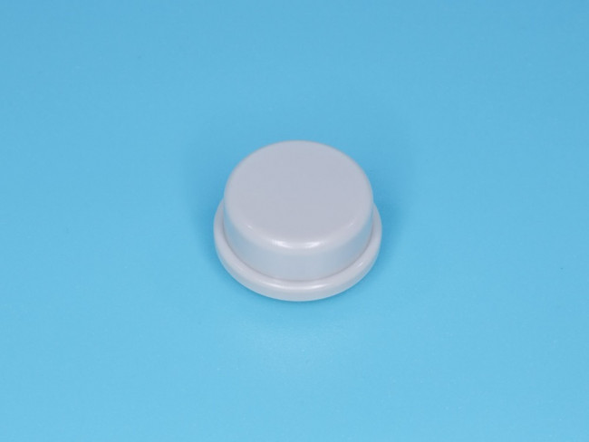 SWT-9R-GR, колпачок для кнопки 12x12 серый круглый, h=5.8мм