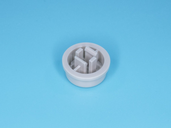 SWT-9R-GR, колпачок для кнопки 12x12 серый круглый, h=5.8мм