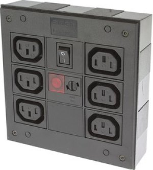 PXD701/061/10/1, IEC C13 6 Gang Power Distribution Unit, No, 250 V ac, Fused