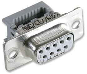8325-6009, Conn D-Subminiature SKT 25 POS 2.76mm IDT RA Cable Mount 25 Terminal 1 Port Box