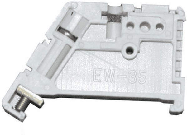 Ограничитель на DIN-рейку 1 винт EW пластик. EKF ahdw-ew Ограничитель на DIN-рейку 1 винт EW пластик. EKF ahdw-ew