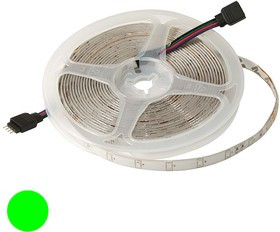 2835 300LED IP65 12V GREEN, Светодиодная лента , 2835, 300 LED, IP65, 12 В, цвет зелёный, катушка 5 м (цены указаны за 1 м)