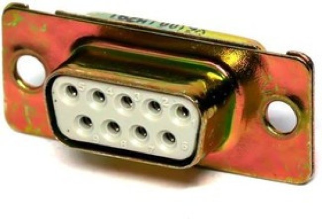 162A10019X, D-Sub Standard Connectors 9 POS. D-SUB SOCKET YEL/ZINC SOLDER CUP