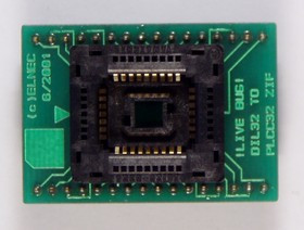 DIL32/PLCC32, Панелька-адаптер DIL32-PLCC32