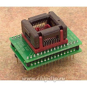 DIL32/PLCC32, Панелька-адаптер DIL32-PLCC32