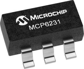 MCP6231T-E/OT, Operational Amplifiers - Op Amps Single 1.8V 300KHz