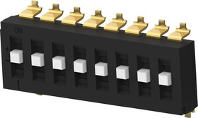 TDS08SGNNTR04, DIP Switches / SIP Switches TRI-STATE DIP 8P G RAISED T&amp;R