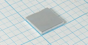 Магнит 20,0x20,0x 3, параллелепипед, рабочая температура -60~80C, Ni, класс N35
