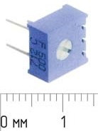 Резистор подстроечный 50 \270град\3P/ плат\3386F500B; №7296 РПодстр 50 \270град\3P/ плат\3386F500B