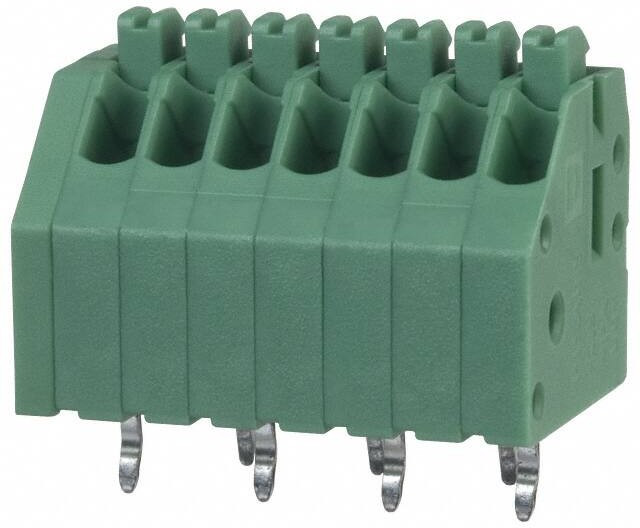 1990054, Fixed Terminal Blocks PTSA 0.5/ 7-2.5-Z 7P 2.5MM 45DEG