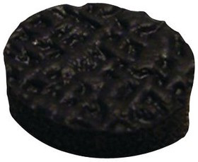 ASPR-16-062, Резиновая прокладка / ножка, 1.6 мм, 25.4 мм, Квадратная, Черный