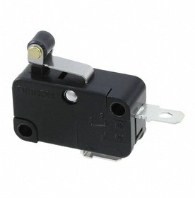V-155-2A5, Basic / Snap Action Switches SPST-NC Short Hinge RllrLvr 15A 1.96N