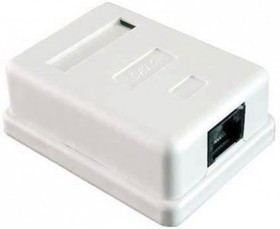 06-0104-B (03-0121-01), Розетка компьютерная 1 вход RJ-45 8р-8с 5 категории