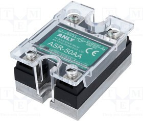ASR-50AA, Реле: полупроводниковое, Uупр: 80-280ВAC, 50А, 24-280ВAC