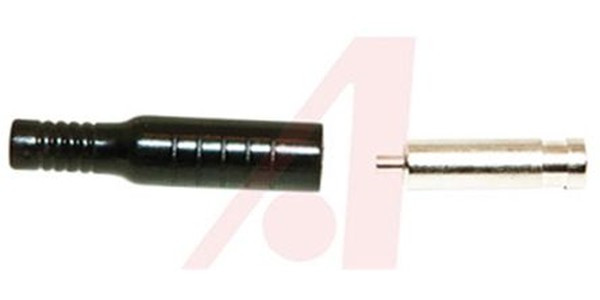 BU-P5167-0, Black Female Banana Socket, 4 mm Connector, Crimp, Solder Termination, 15A, 5000V dc, Nickel Plating